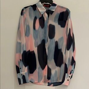 Altuzarra Multicolor Button Front Blouse